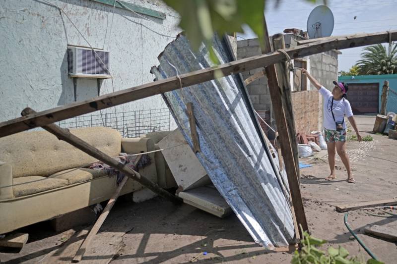 Hurricane Polo sweeps over Mexico’s Pacific coast, heads inland