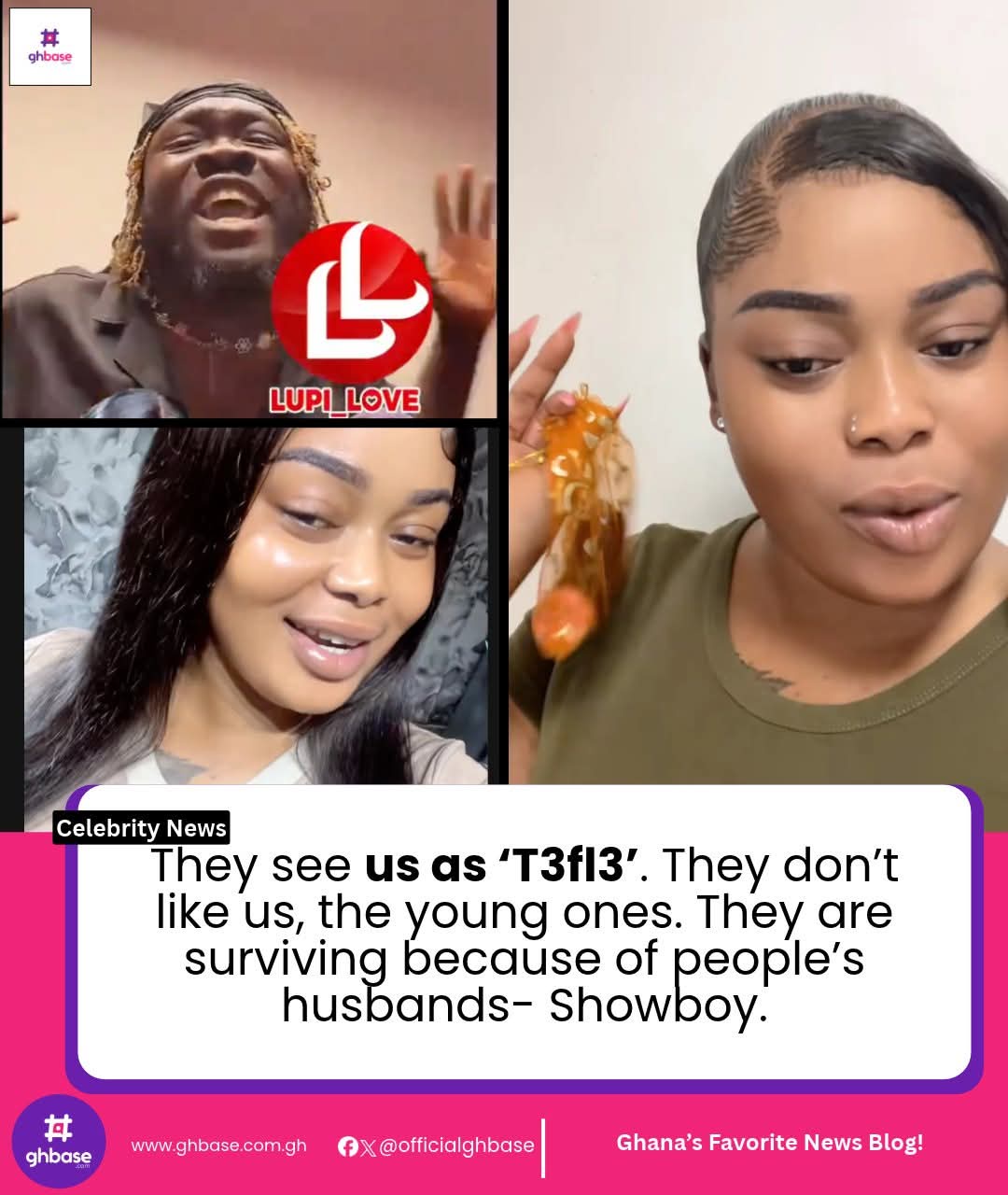 Showboy’s Explosive Claim: Young Women in East Legon Are Surviving on People’s Husbands