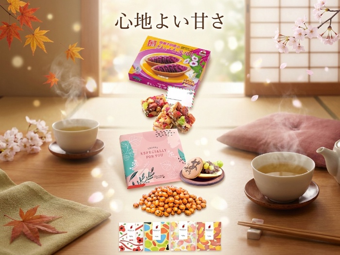 和菓子で心を満たす、素敵なスイーツタイム