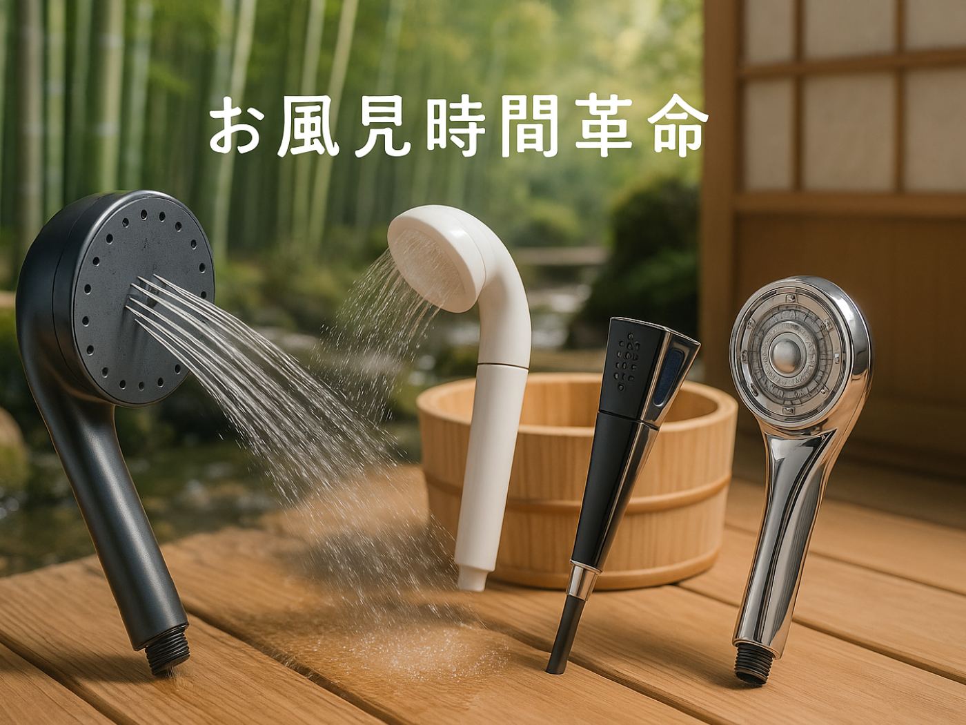 至福のシャワー体験を叶える最新シャワーヘッド特集