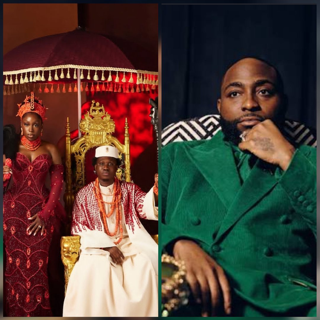 Nigerian musician Davido arrives at Zlatan and Davita’s wedding venue in a white Rolls Royce.
