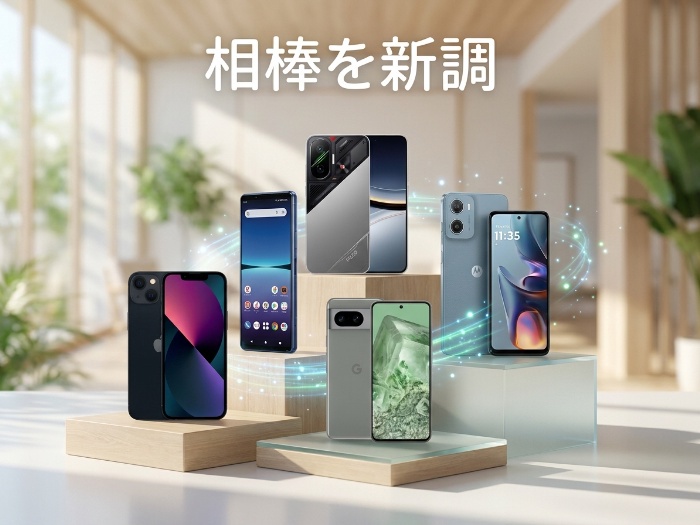 コンパクトから大画面まで。今すぐ選びたいスマホ5選