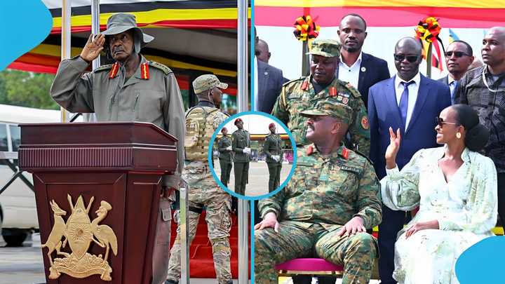 Museveni Celebrates as Grandson Ruhamya Joins Uganda Military as Second Lieutenant