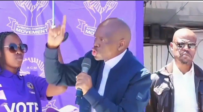 “I saw the ANC President Cyril Ramaphosa going house to house, just Stop him,” – Hlaudi Motsoeneng
