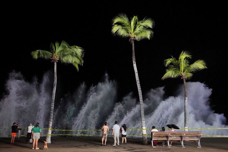 Two deaths reported as Hurricane Simon, storm Rachel batter Mexico’s coast