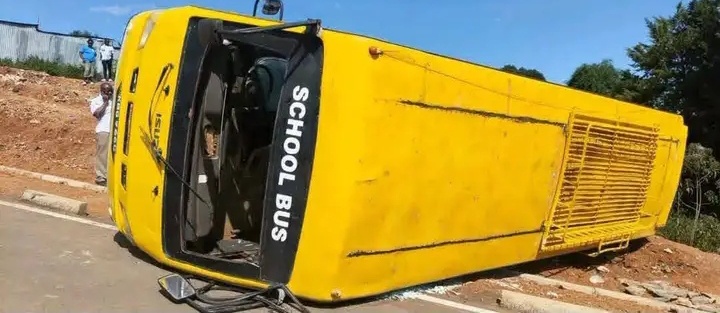 School Bus Ferrying Group From Mashujaa Day Celebrations Reportedly Involved in Road Accident