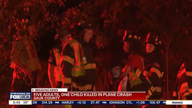 Child among six killed in plane crash over dense wooland