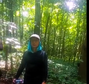 Rubber farmer confronts Chinese miners over plantation degradation at Akyem Etukrom