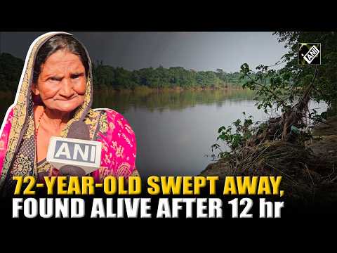 72-YEAR-OLD woman swept away in Brahmani River in Odisha, rescued alive 12 hours later