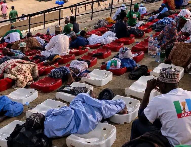 2027: APC supporters slept at Kaduna venue, streets ahead Tinubu campaign flag-off
