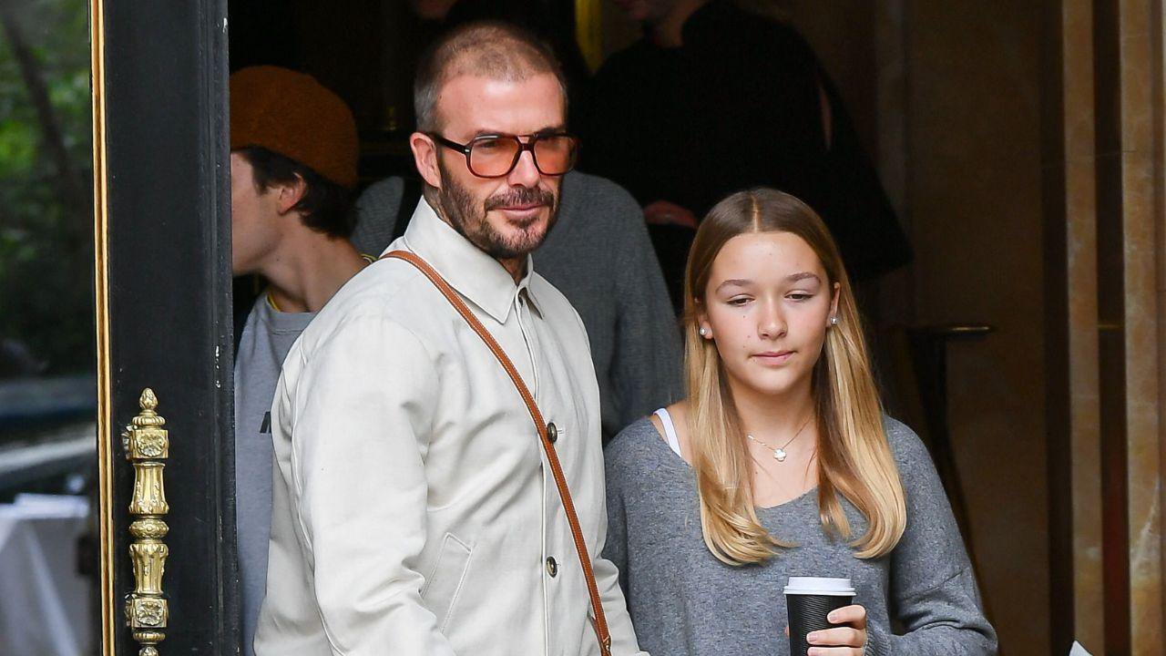 David Beckham Shares Sweet Moment With Daughter Harper, 15, During Father-Daughter Road Trip: Photo