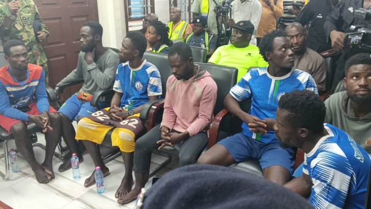 Seven Ghanaian fishermen return home after two-week ordeal at sea