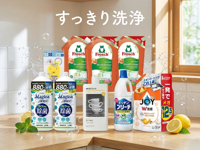 毎日の洗い物がぐっとラクに！手肌にも気分にも心地よい食器用洗剤おすすめ5選