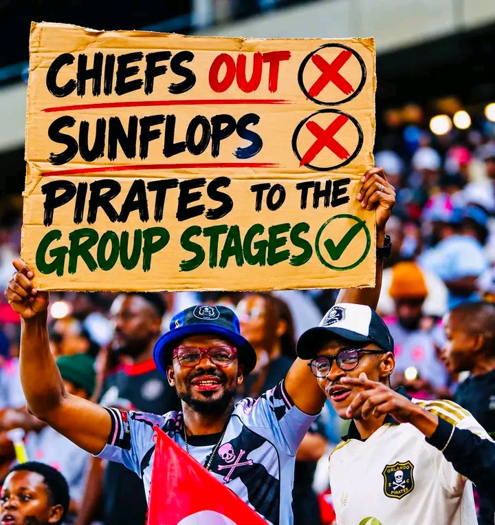 Pirates Fans Share a Banner Mocking Chiefs and Sundowns After Continental Setbacks