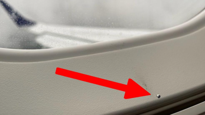 Why Do Aircraft Windows Have a Tiny Hole at the Bottom?