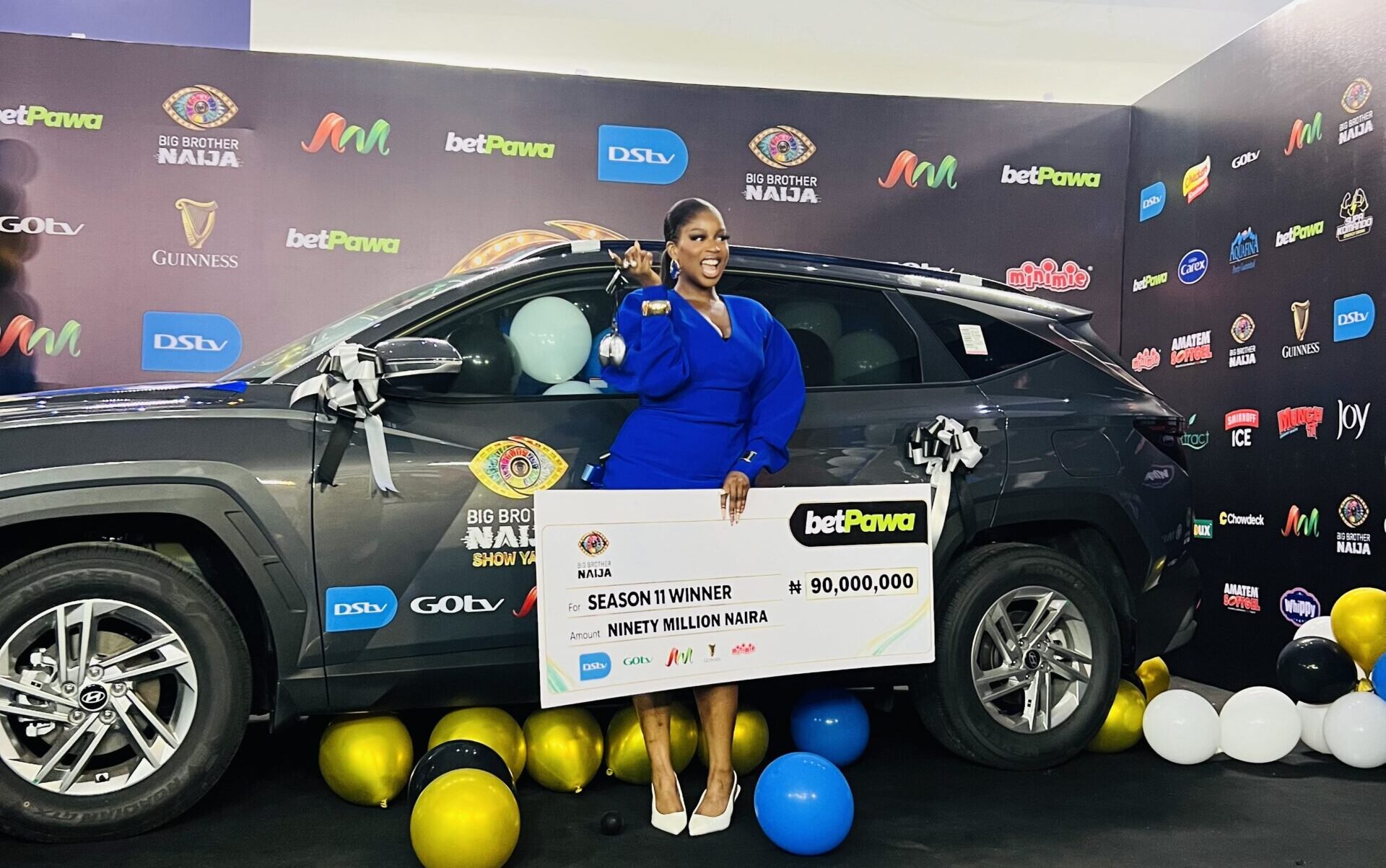BBNaija Season 11: Temi Nkem receives N90 million, Hyundai SUV, other prizes