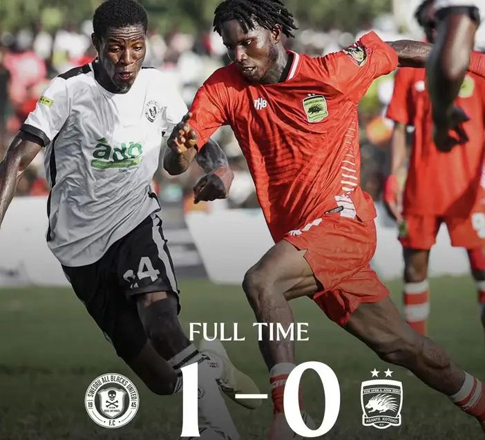 Late Penalty Seals Dramatic Goal For Swedru All Blacks As Match Reaches Tense Finish