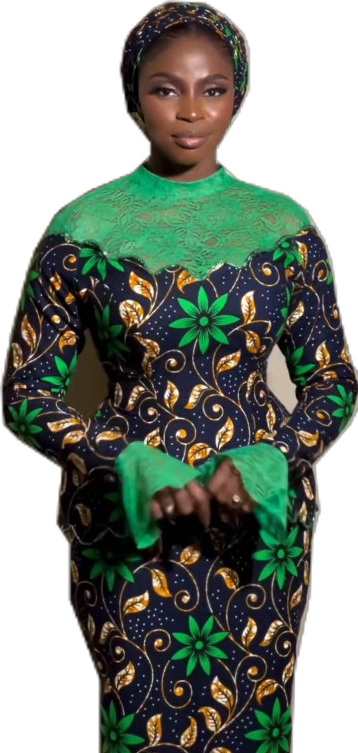 Ankara and Lace Combinations That Give Traditional Gowns a Different Look