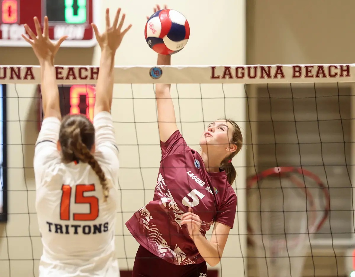 Laguna Beach girls’ volleyball earns senior night win over Pacifica Christian