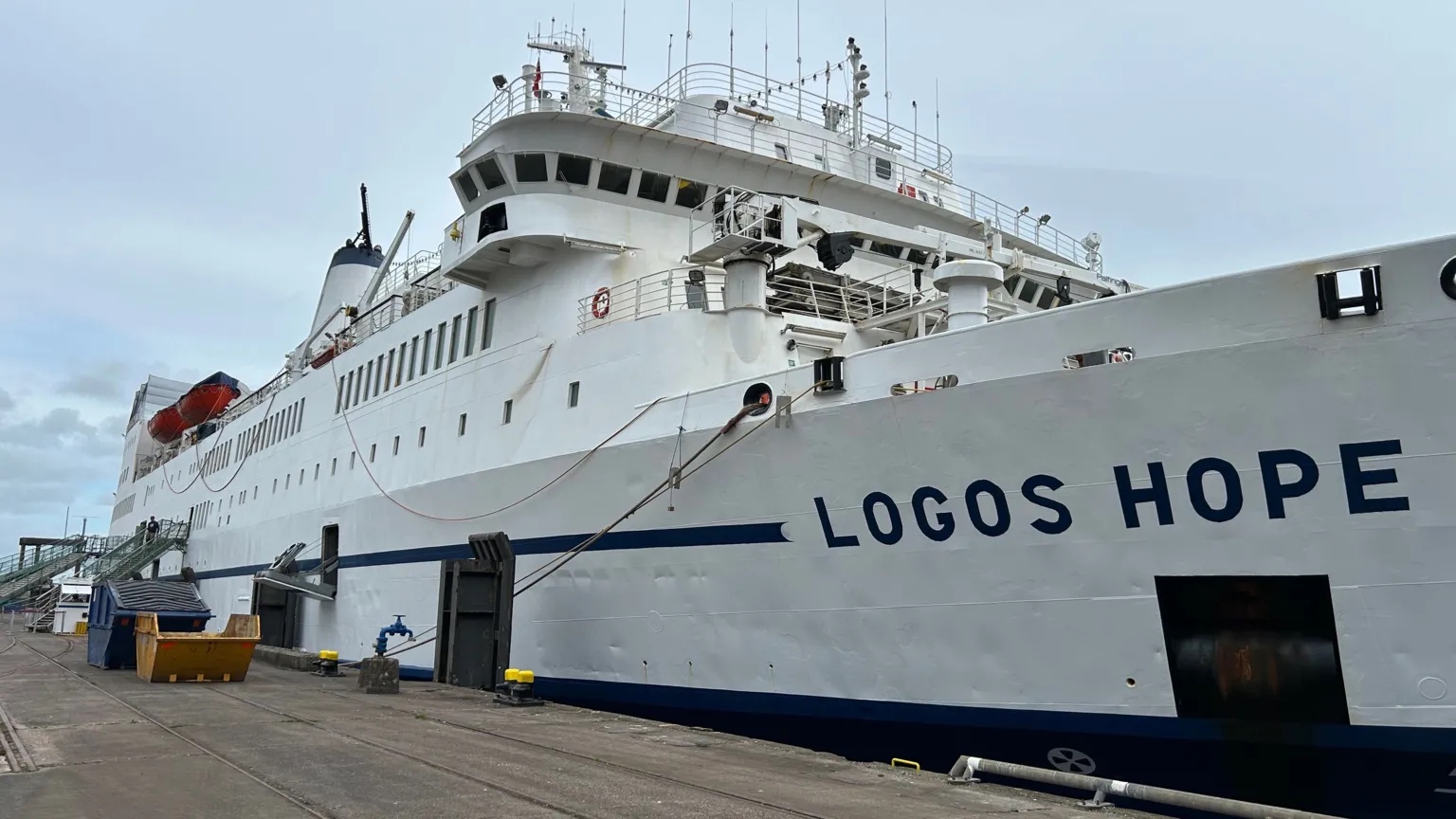 World’s ‘largest floating book fair’ docks in Belfast