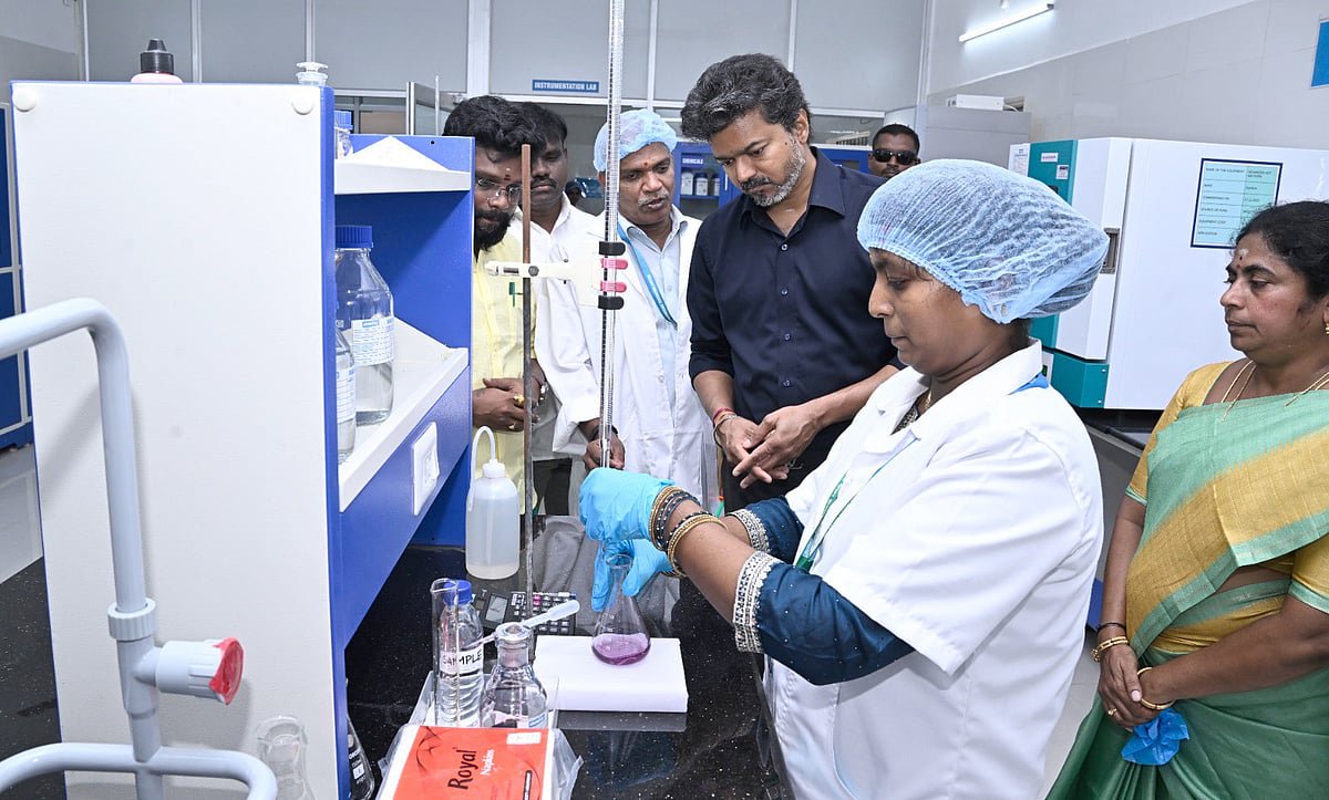 CM Vijay opens Aavin’s central milk testing lab