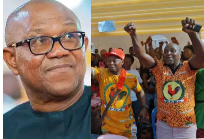 Reactions As APGA Members Are Seen Hailing Peter Obi Moment He Arrived At An Event In Anambra State