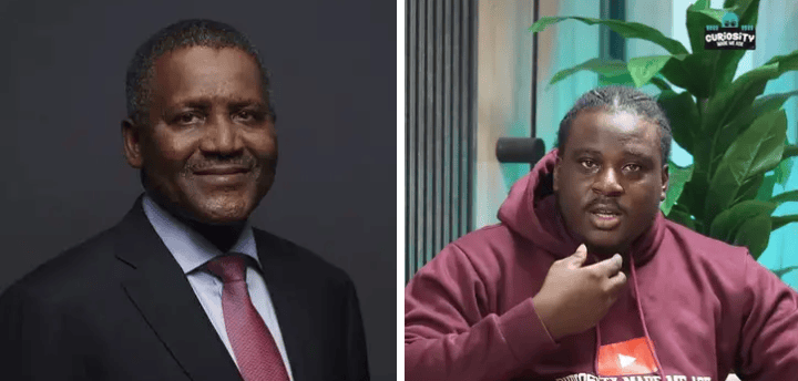 TRENDING: Aliko Dangote accepts Isbae U’s podcast invitation