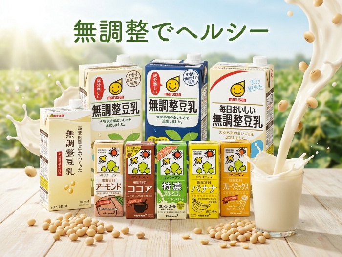 健康と美味しさが詰まった！豆乳選びで毎日をもっと豊かに