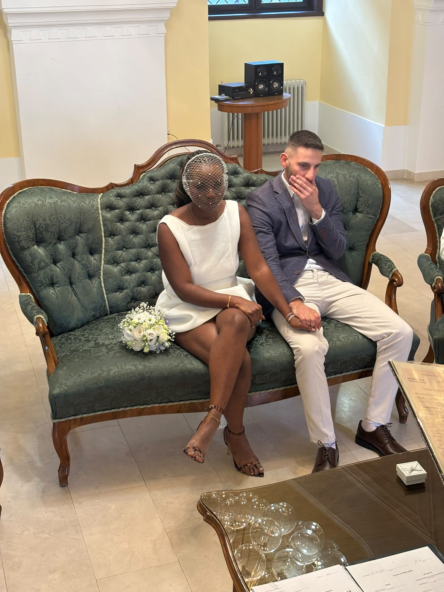 Woman known as pro Black criticised after wedding photos show white husband