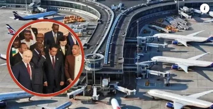 “Chaos in Moscow” Russia Closes Airports as Putin Hosts Ruto and African Leaders