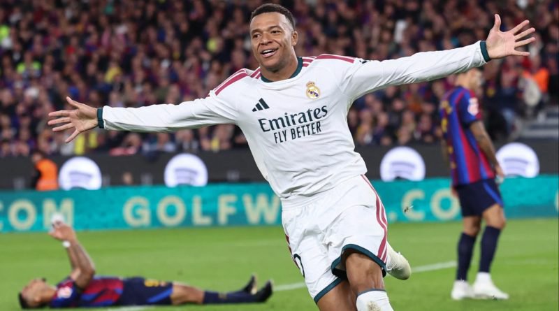 Barcelona 1, Real Madrid 2: Mbappe Dims Lamine Yamal’s Spotlight in El Clasico Victory Fueled by Bellingham’s Brilliance