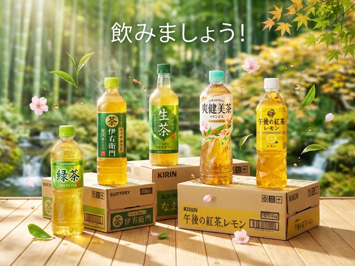 ほっと一息！さまざまなお茶飲料を楽しもう