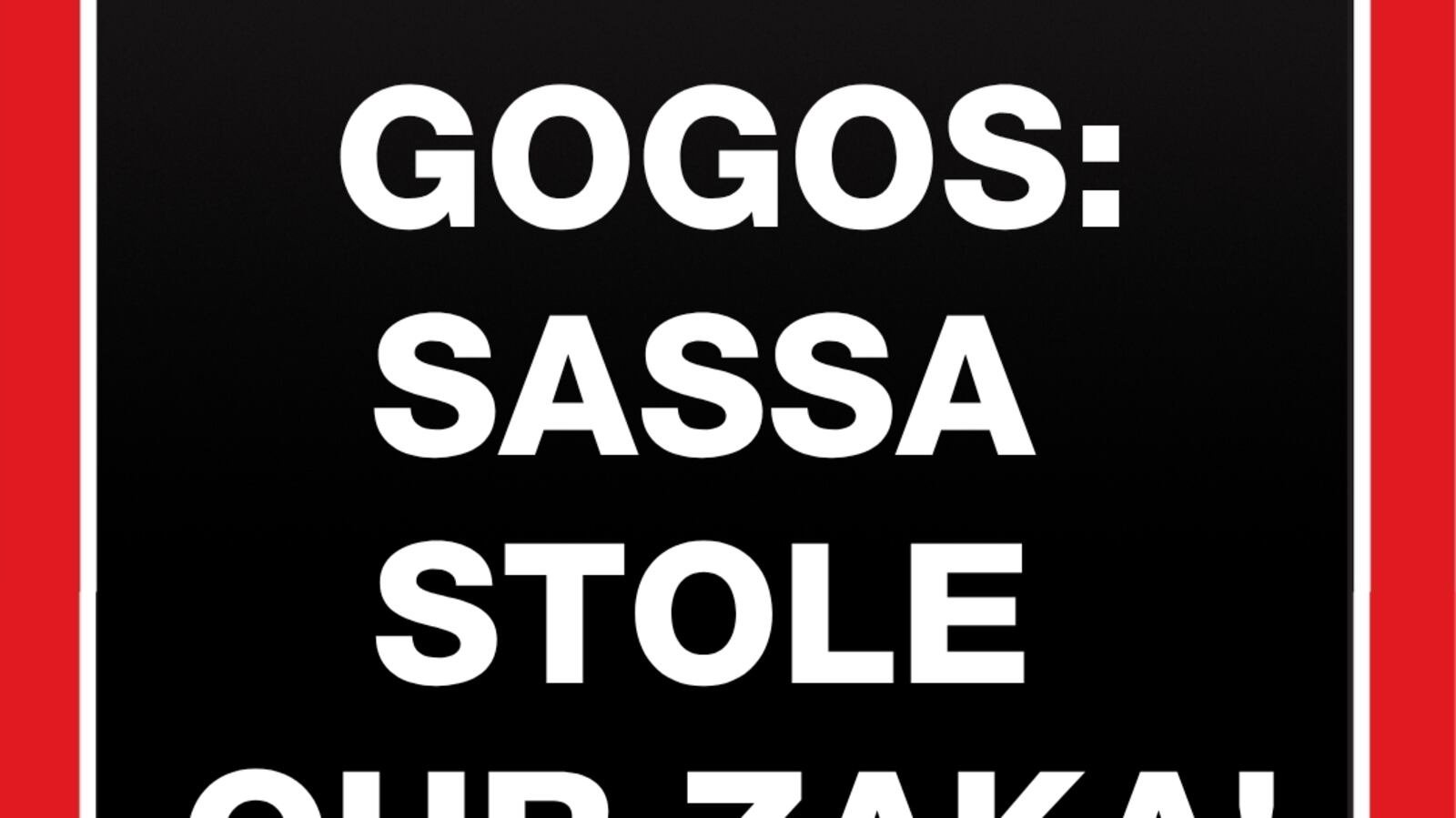 Gogos: Sassa ‘stole’ our zaka