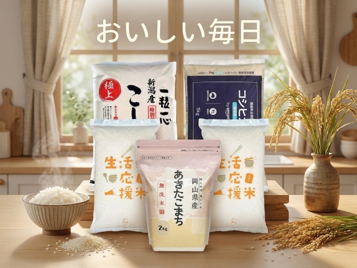 食卓を彩る、厳選白米から始まる毎日