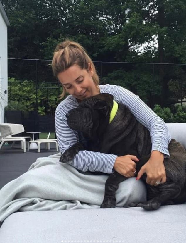 Louise Redknapp says her ‘heart is broken’ as she reveals her dog Rudi has died after ’12 amazing years of love and memories’
