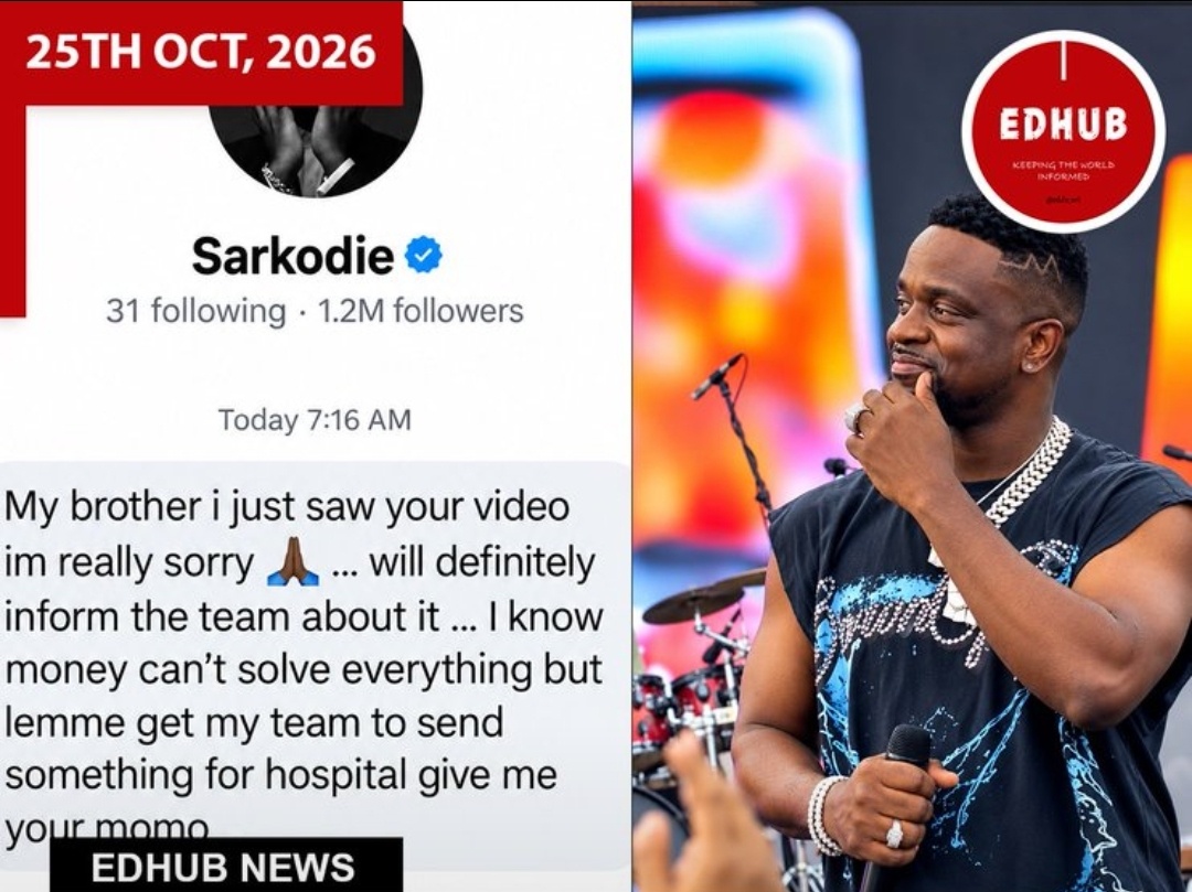 Sarkodie Donates GH₵3,000 to Support Injured Fan’s Medical Bills After Rapperholic Concert