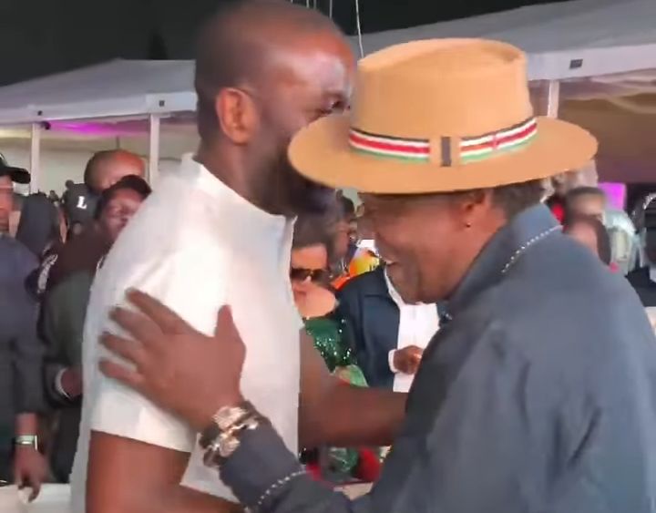 Jeff Koinange Hosts Senator Sifuna in Side Chat at Machoka 50 Year Celebration