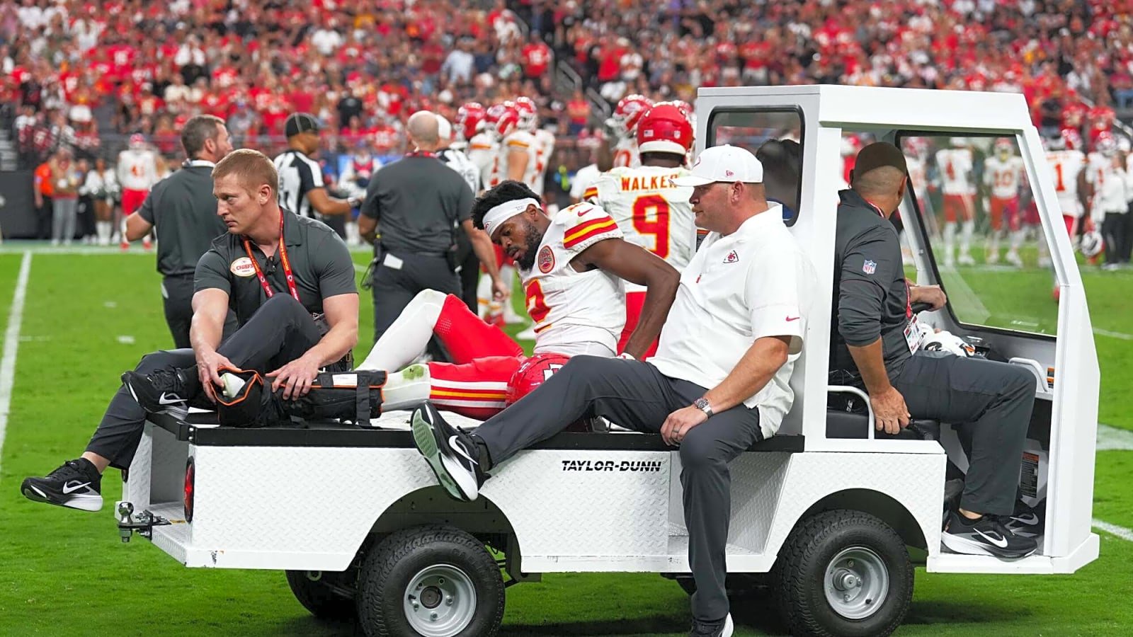 Kansas City Chiefs HC Andy Reid provides latest injury update on WRs Tyquan Thornton, Rashee Rice after Week 4 win vs. Raiders