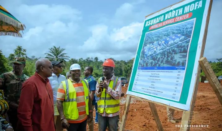 Ahafo Farmers Set For Big Boost? Mahama Inspects Project