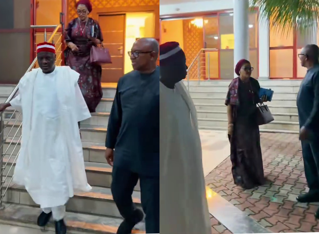 Reactions Trail Moment Obi Was Spotted Leaving Home Of His Running Mate At Night After A Meeting