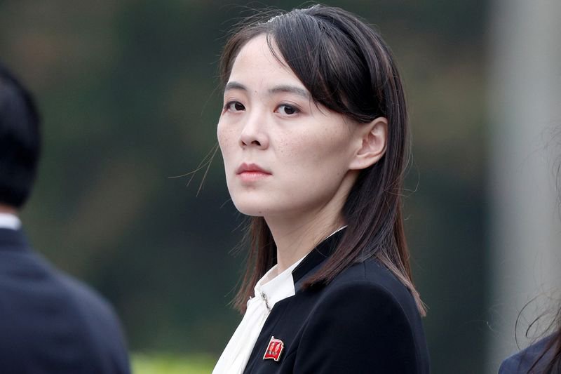 North Korea’s Kim Yo Jong says loudspeaker broadcasts toward Seoul being considered, KCNA reports