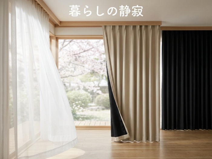 静寂と快適さを両立する理想のカーテン特集