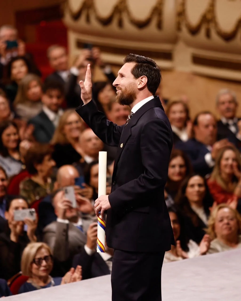 Barcelona, Inter Miami hail Messi’s historic Asturias award