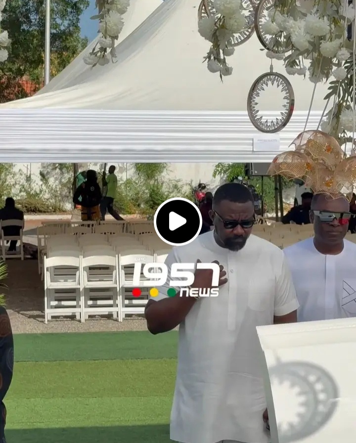John Dumelo Pays Final Respects to Late Actress Grace Nortey at State House Lying in State