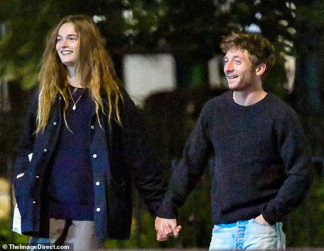 Jeremy Allen White, 35, confirms hot new romance with model Lulu Tenney, 25, as they pack on the PDA during date night in NYC park