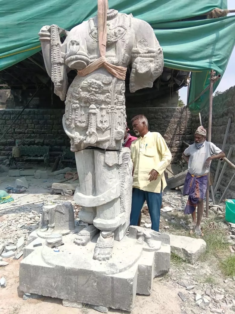 ASI to Repair Dwarapala Sculptures at Thousand Pillar Temple