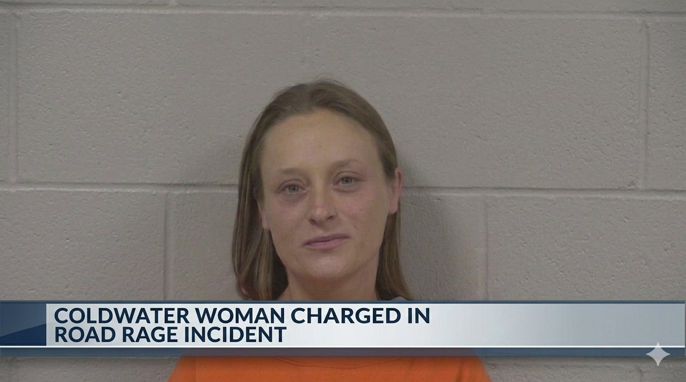 Road rage incident leads to multiple felony charges against a Coldwater woman