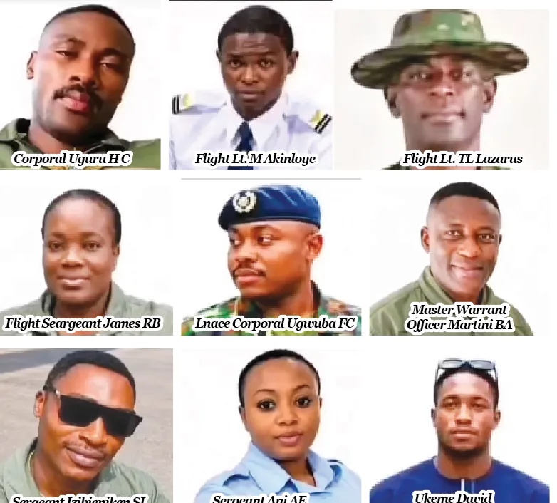 NAF Plane Crash: Families Mourn Newlyweds, Young Graduate as Search for Remains Continues