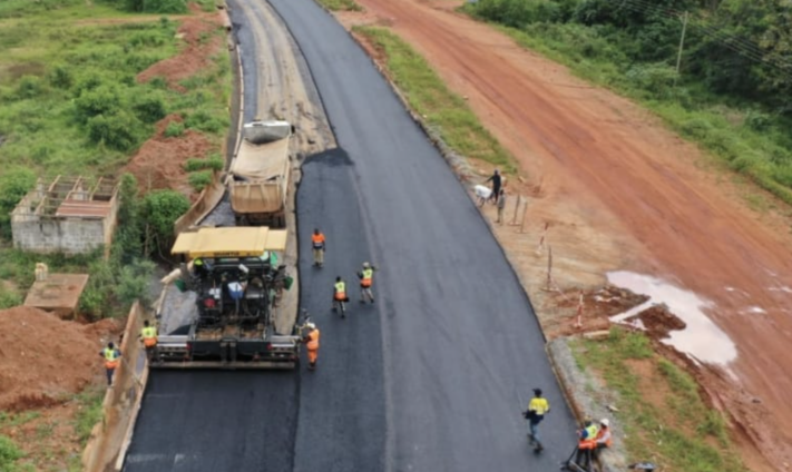 NRSA praises Sunyani inner ring road project, raises concern over tricycle speeding