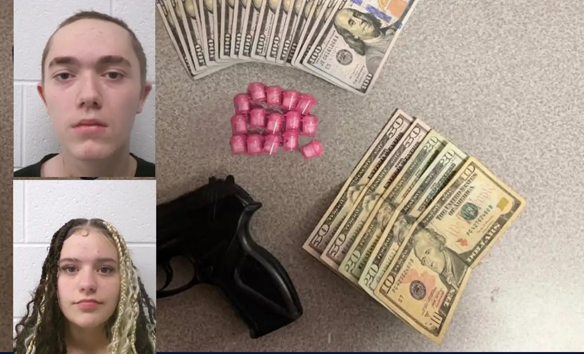 Two Young Men Arrested After Deputies Find Suspected Fentanyl and Air Pistol During Maryland Traffic Stop